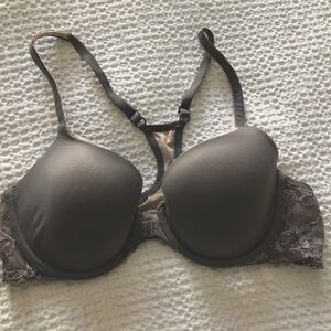 Victoria Secrets gray front clip